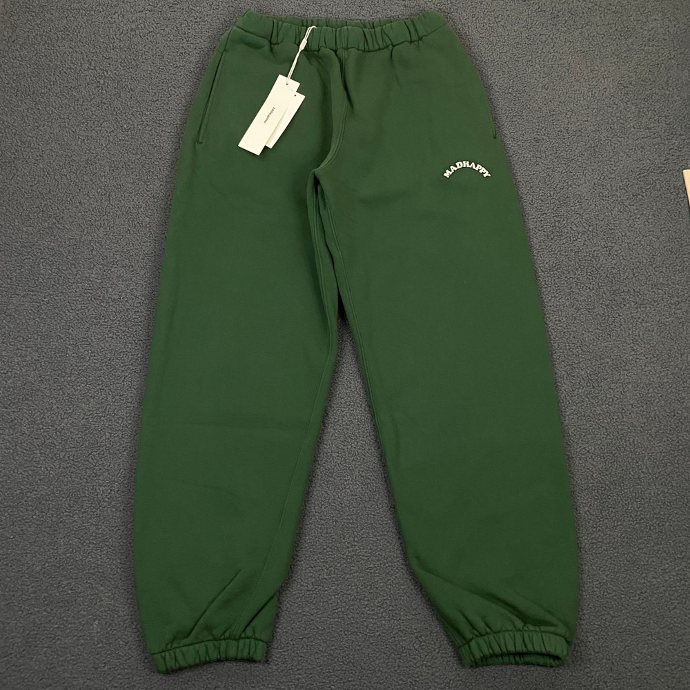 Madhappy Cooper Classics Fleece Sweatpant size Small Green Jogger NWT